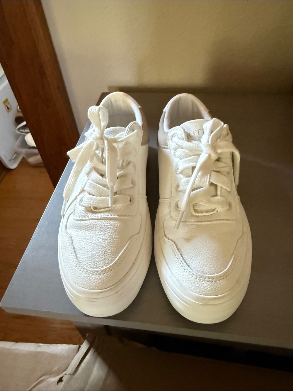 Nautica White Leather Sneakers